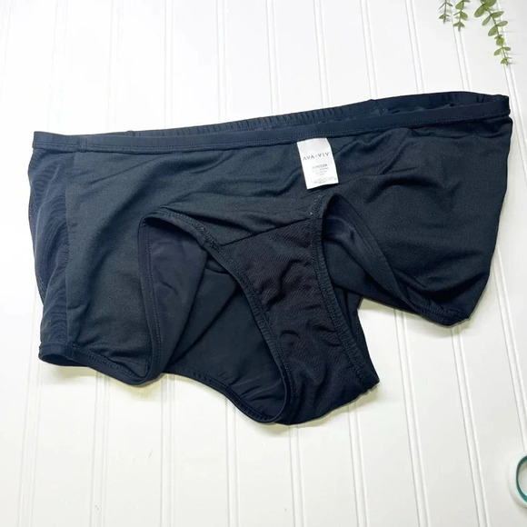 Ava & Viv - Target Black High Waisted Swimsuit Bottom Women's Plus Size 20/22 - Picture 5 of 5